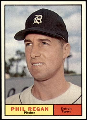 1961 Topps # 439 Фил Regan Детройт Тайгърс (Бейзболна картичка) NM /MT + Тайгърс