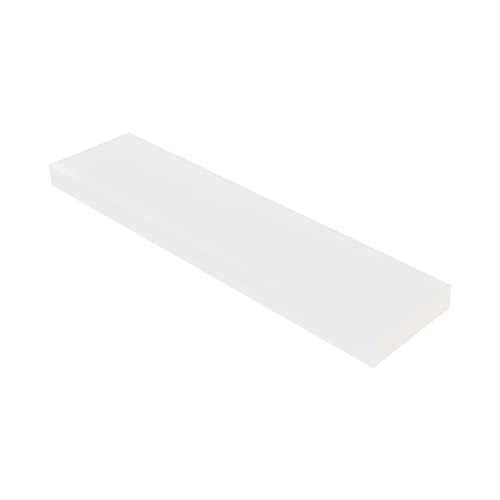 Листа HDPE Бели Пластмасови Пластмасови листове с Дебелина от 2 инча x дължина 8 см x Ширина 3 инча Правоъгълен Твърда единица с висока плътност чудесно за проекти напр?