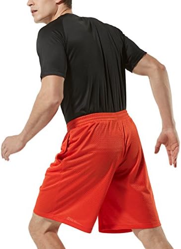 Мъжки Мрежести къси панталони за бейкетбола TSLA в 1 или 2 опаковки, бързо съхнещи Панталони За Джогинг, Спортни къси Панталони за фитнес зала с джобове