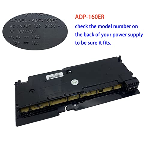 XIAOXIA PS4 Тънък захранващ Адаптер ADP-160ER N16-160P1A Подмяна на конзола на Sony Playstation 4 PS4 Slim CUH-2015B CUH-2115B с капацитет 500 GB (не е подходящ за N15-160P1A или ADP-160CR)