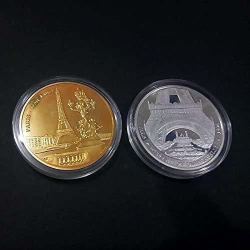 Парижката Монета с Айфеловата Кула, Възпоменателна Монета, Колекция за Пътуване, Копие от Монети, Колекционерско Занаят, Сложна и Значима Възпоменателна Монета