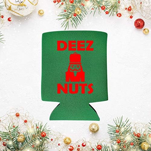 Забавен Коледен Баночный Кулата - Охладител за Консервиране Щелкунчиков Deez Nuts - Алкохолна подарък За Коледните Празници