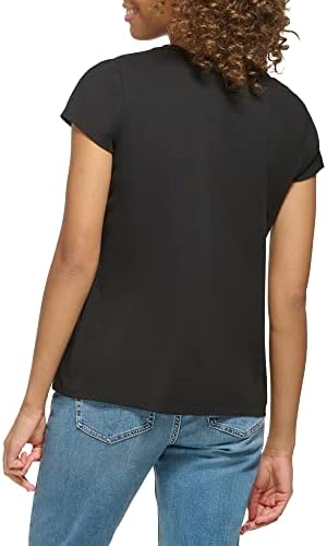 Дамски Ежедневни Тениска от Futon Трикотаж Calvin Klein с къс ръкав Ck Shadow Logo T Shirt