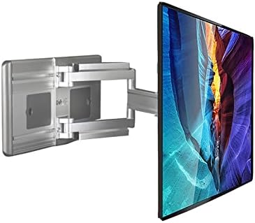 Портативна поставка за телевизор Монтиране на стена за телевизор, Завои, се Навежда, Диапозитиви, Монтиране на стена за телевизор с диагонал 32-65 см, тегло до 100 кг, Максимална настолна поставка за телевизор VESA