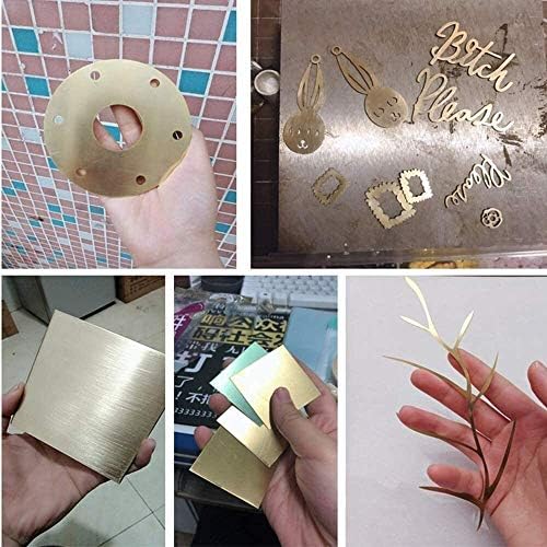 Z Създаване на дизайн Месингова плоча на Месинг лист за използване при разработването на продукта обработка на метали с Дебелина на метална мед фолио 0,5 мм (Цвят: 300x300x5 мм)