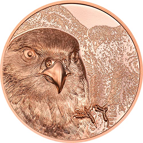 2023 DE Wild Mongolia PowerCoin Falcon Медна Монета На 1000 Тогрог Монголия 2023 Пруф