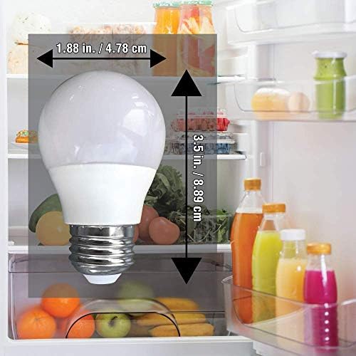 3-Ваттная лампа студено осветление Un-Edison за хладилници Frigidaire, еквивалент на 40 W, 120 В E26 Cool White 6000K, Енергоспестяващи лампи A15