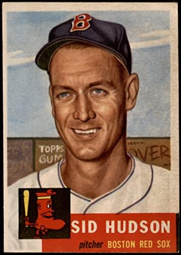 1953 Topps 251 Led Хъдсън Бостън Ред Сокс (бейзболна картичка) VG Red Sox