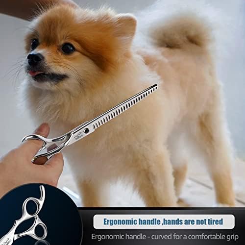 JASON 7,5 Професионални ножици за подстригване на кучета Японски ножици за подстригване на кучета от неръждаема стомана, за да се грижа за домашни любимци
