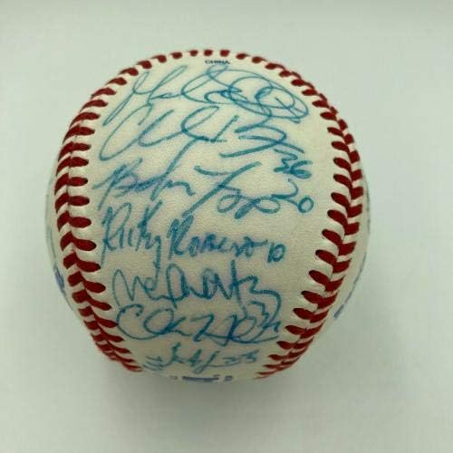 2004 Шампион на щата Калифорния Фуллертон NCAA Подписа договор с отбора на World Series Baseball JSA COA - Бейзболни топки колеж с автограф