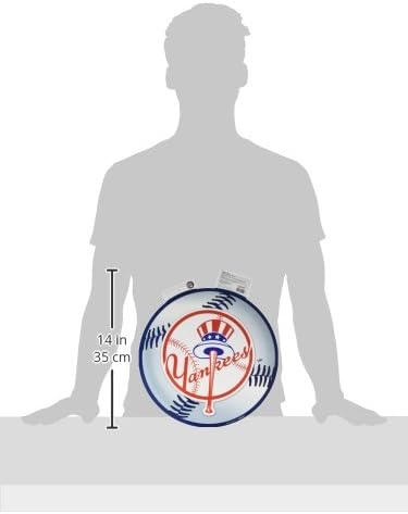 Силует от колекцията на Мейджър лийг бейзбол amscan Ню Йорк Янкис, Украса за партита, 6 карата.