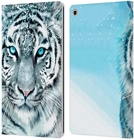 Дизайн на своята практика за главата, Официално Лицензиран Aimee Stewart Meerkats Animals, Кожен Калъф-Книжка-джобен формат и е Съвместим с Samsung Galaxy Tab A 10.1 2019