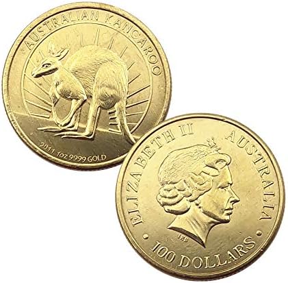 Adacryptocoincryptocurrency Любима Монета Австралия Кенгуруто 2011 Монета Кенгуру Възпоменателна Монета Виртуална Монета Щастливата Монета Са Подбрани Монета