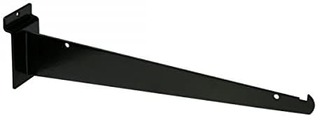 Ослепителен дисплей 12-инчов Черно скоба за рафтове за ножове с выступом - 24 бр - Подходящ за всички панели ламели
