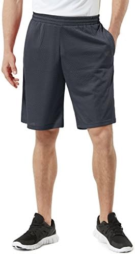 Мъжки Мрежести къси панталони за бейкетбола TSLA в 1 или 2 опаковки, бързо съхнещи Панталони За Джогинг, Спортни къси Панталони за фитнес зала с джобове