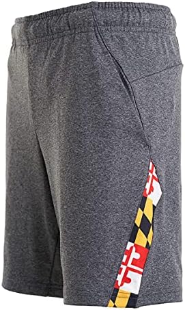 Шорти Covalent Activewear с Флага на Щата Мериленд за момчета Спорт и Подаръци