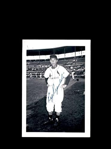 Оригиналната снимка Rip Repulski JSA Coa с автограф Vintage 4x5 1950 St Louis Кардиналите Original - Снимки на MLB с автограф