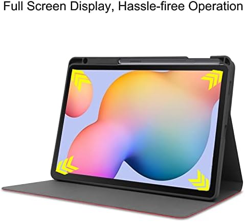 Калъф за таблет Калъф за Samsung Galaxy Tab S6 Lite 2022 (таблет SM-P613/P619 2020 SM-P610/P615, Бизнес-калъф-награда от изкуствена кожа премиум-клас, С автоматична функция за събуждане/сън, устойчив на удари, който