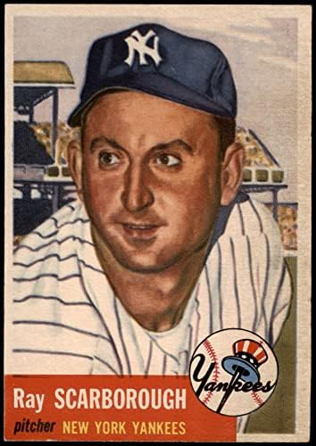 1953 Topps 213 Рей Scarborough Ню Йорк Янкис (Бейзболна картичка) VG/БИВШ Янкис