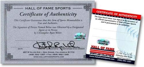 Бейзболен клуб MLB LA Dodgers 77 с автограф на Карлос Фриаса от ръцете си от бейзболни топки с автографи COA