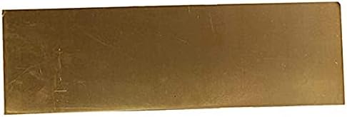 ZHENGYYUU Латунная плоча на Месинг лист Перцизионные Метали Суровини Латунная плоча, Плака от медна фолио (Размер: 1,5x300x300 мм)