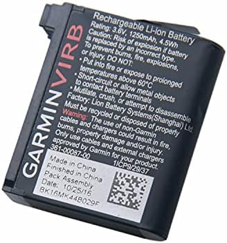 Високо-технологична подмяна на литиево-йонна батерия Garmine Virb Ultra HD 30 Action 010-12389-15/361-00087-00