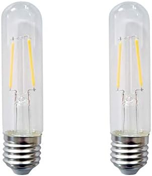 2 Watt Led T6.5 Тръбна лампа за показалеца на излизане E27 с междинна причина в Led лампа за домакински уреди (еквивалент на лампи с нажежаема жичка, с мощност 20 W), led лампа с нажежаема жичка 120 В T6.5, Дневна светлина